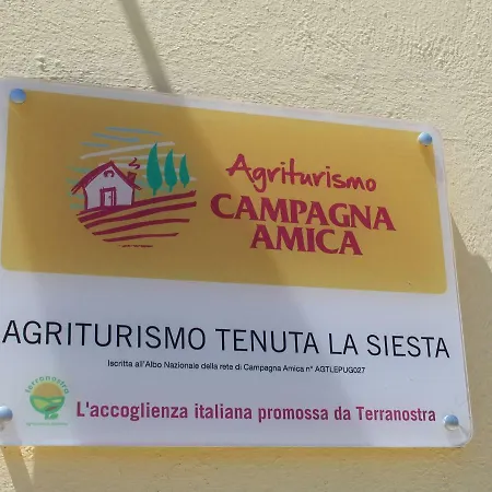 Alloggio per agriturismo Tenuta La Siesta *